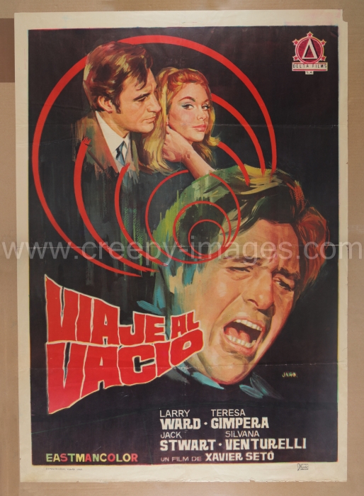 Der Phantom-Killer schlägt zu / Viaje al vacío / Shadow of Death - Spanisches Plakat